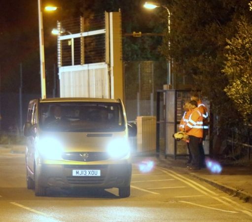 Guard Of Honour As A Mans Body Is Recovered From Didcot Power Station