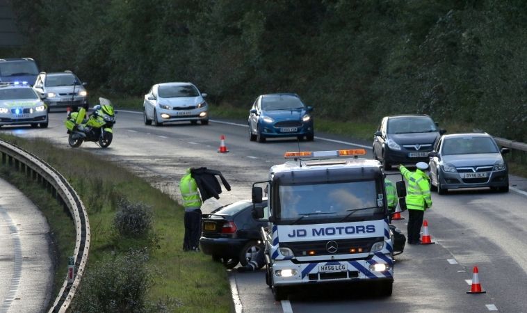 Part Of A3 Closed  Following Collision On The A272 Petersfield