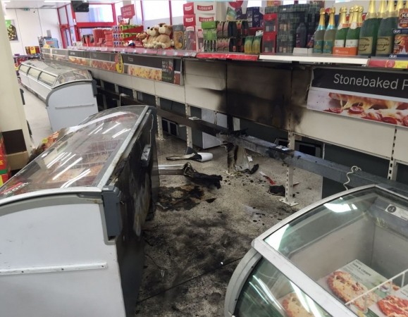 Fire Crews Tackle Deep Freeze Fire At Supermarket In Basingstoke