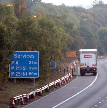 Woman Killed After She Was Struck By  Iceland  Lorry On M4 Motorway In Berkshire
