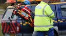 Man Rescue By Hillhead  Coastguard And  Hart Team Following  20 Foot Cliff Fall