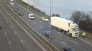 Major Motorway Lane Closed After Lorry  Collision In Portsmouth