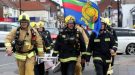 Thirty Ladder-laden Firefighter Raise Money For The Firefighters Charity