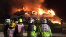 A £1.5 Million Thatched Property Gutted By A Huge Fire Leaving Person In Hospital In Petersfield