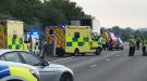 M11 Motorway  In Essex Closed In Both Directions  After Lorry Load Of  Migrants Found In Trailer