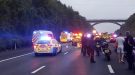 M25 In Kent Remains Closed Following Serious Collision Involving A Crane